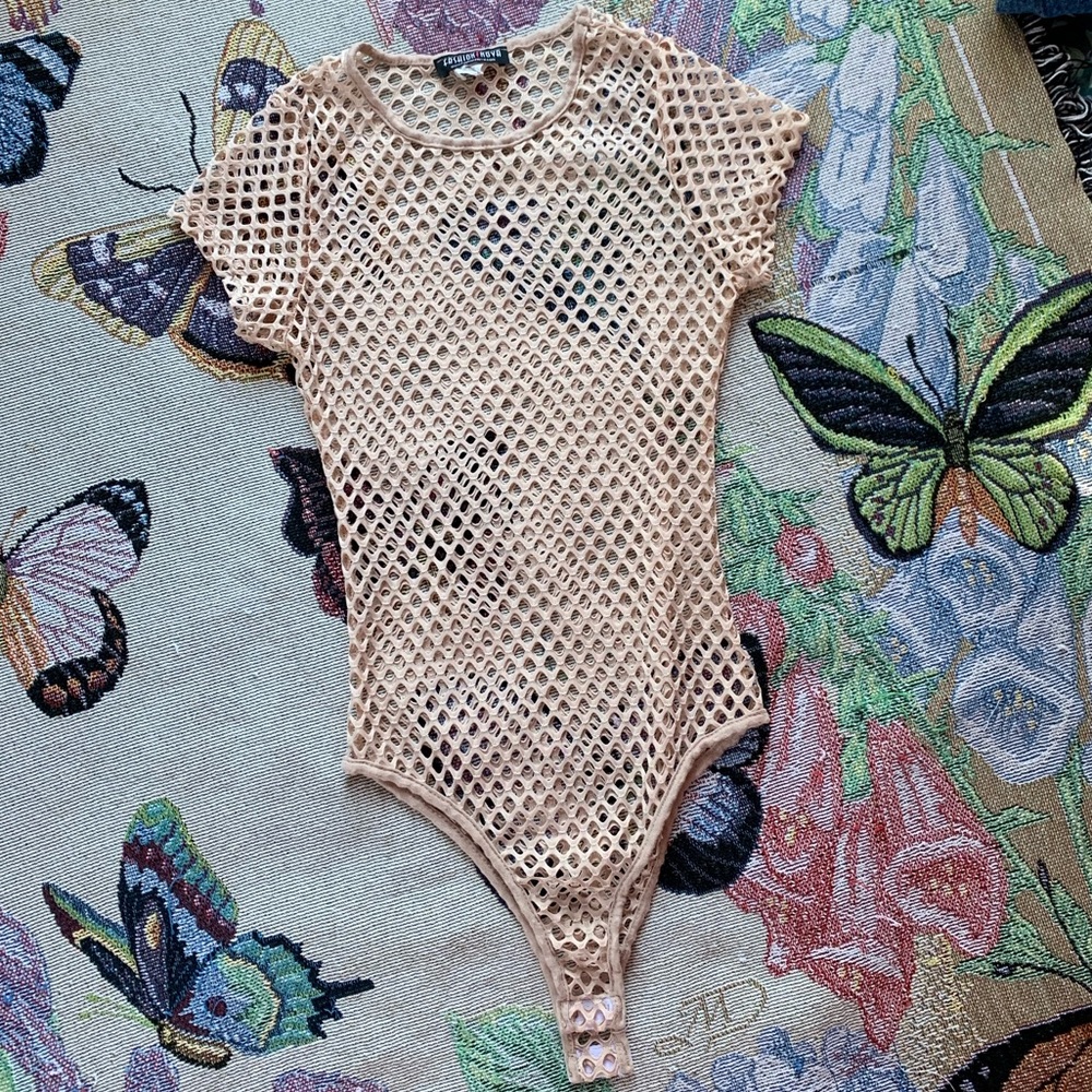 Fashion Nova Fishnet Bodysuit